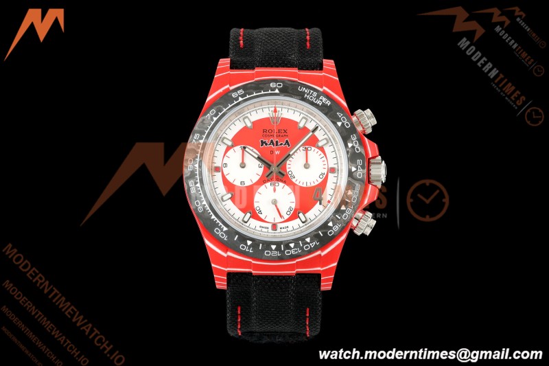 Rolex - Daytona 40mm DiW x KAKHA KALADZE Red Carbon Fiber FC/NY Red Dial DIWF DD4801 | 롤렉스 - 데이토나 40mm DiW x 카카 칼라제 레드 카본 파이버 FC/NY 레드 다이얼 DIWF DD4801