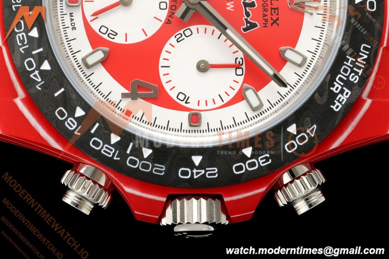 Rolex - Daytona 40mm DiW x KAKHA KALADZE Red Carbon Fiber FC/NY Red Dial DIWF DD4801 | 롤렉스 - 데이토나 40mm DiW x 카카 칼라제 레드 카본 파이버 FC/NY 레드 다이얼 DIWF DD4801