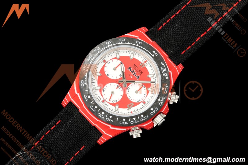 Rolex - Daytona 40mm DiW x KAKHA KALADZE Red Carbon Fiber FC/NY Red Dial DIWF DD4801 | 롤렉스 - 데이토나 40mm DiW x 카카 칼라제 레드 카본 파이버 FC/NY 레드 다이얼 DIWF DD4801