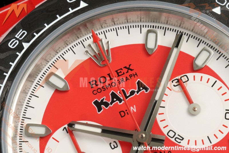 Rolex - Daytona 40mm DiW x KAKHA KALADZE Red Carbon Fiber FC/NY Red Dial DIWF DD4801 | 롤렉스 - 데이토나 40mm DiW x 카카 칼라제 레드 카본 파이버 FC/NY 레드 다이얼 DIWF DD4801