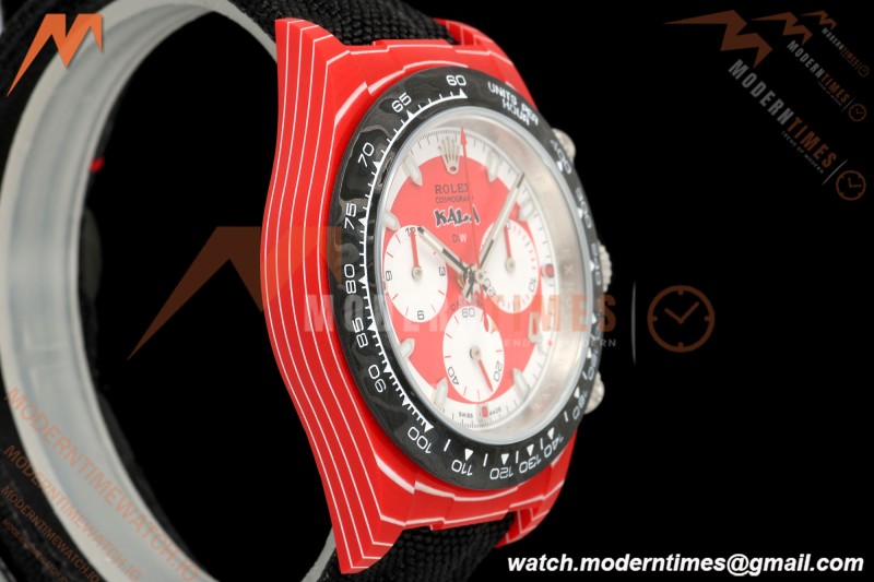 Rolex - Daytona 40mm DiW x KAKHA KALADZE Red Carbon Fiber FC/NY Red Dial DIWF DD4801 | 롤렉스 - 데이토나 40mm DiW x 카카 칼라제 레드 카본 파이버 FC/NY 레드 다이얼 DIWF DD4801