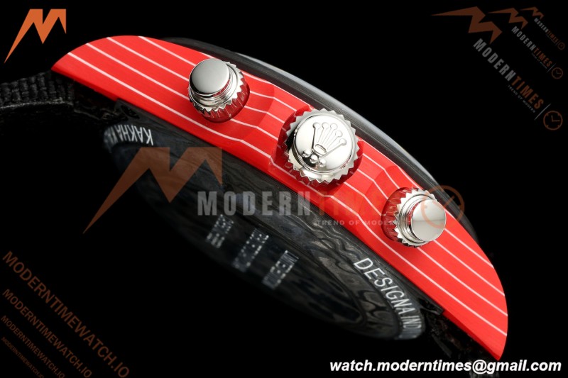 Rolex - Daytona 40mm DiW x KAKHA KALADZE Red Carbon Fiber FC/NY Red Dial DIWF DD4801 | 롤렉스 - 데이토나 40mm DiW x 카카 칼라제 레드 카본 파이버 FC/NY 레드 다이얼 DIWF DD4801