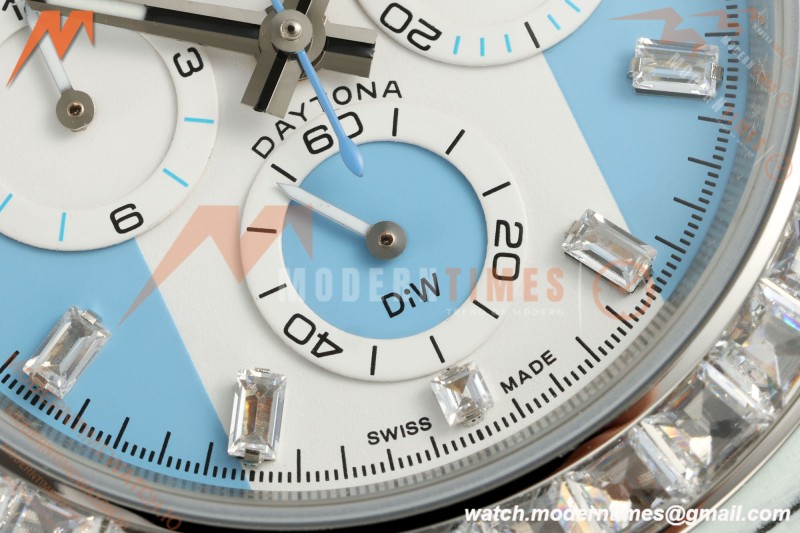 Rolex - Daytona 40mm DiW Leandro Paredes White Carbon Fiber FC/DIA/NY Baby Blue Dial DIWF DD4801