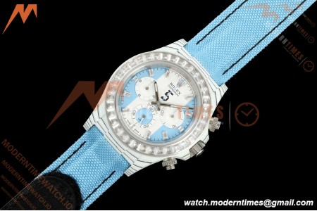 Rolex - Daytona 40mm DiW Leandro Paredes White Carbon Fiber FC/DIA/NY Baby Blue Dial DIWF DD4801 | 롤렉스 - 데이토나 40mm DiW 레안드로 파레데스 화이트 카본 파이버 FC/Dia/NY 베이비 블루 다이얼 DIWF DD4801