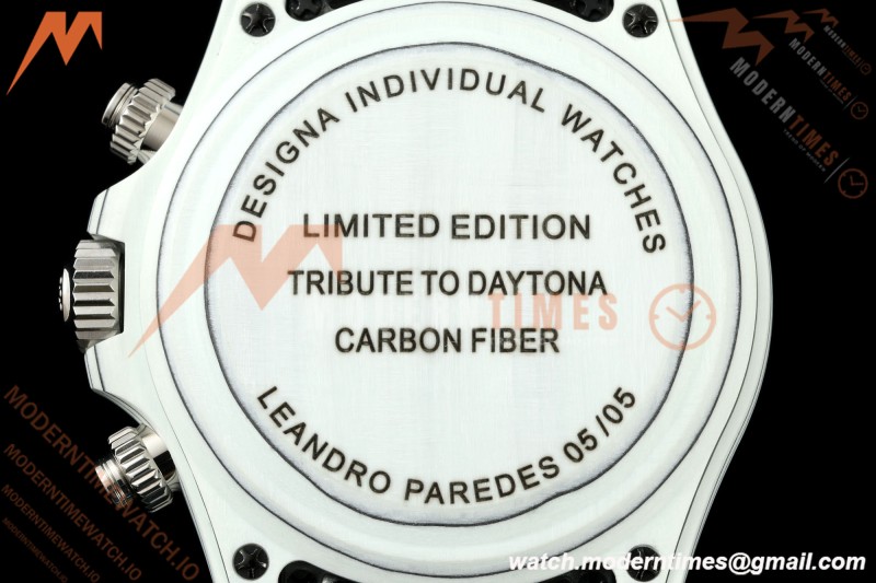 Rolex - Daytona 40mm DiW Leandro Paredes White Carbon Fiber FC/DIA/NY Baby Blue Dial DIWF DD4801