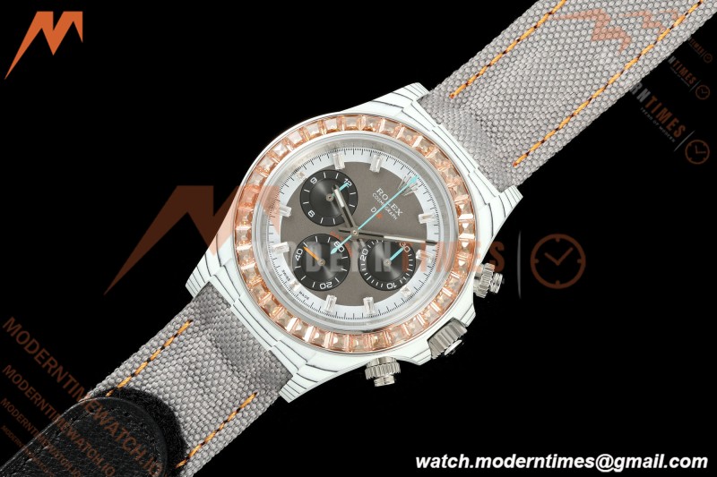 Rolex - Daytona 40mm DiW Dessert Eagle Rainbow White Carbon Fiber FC/DIA/NY Grey Dial DIWF DD4801