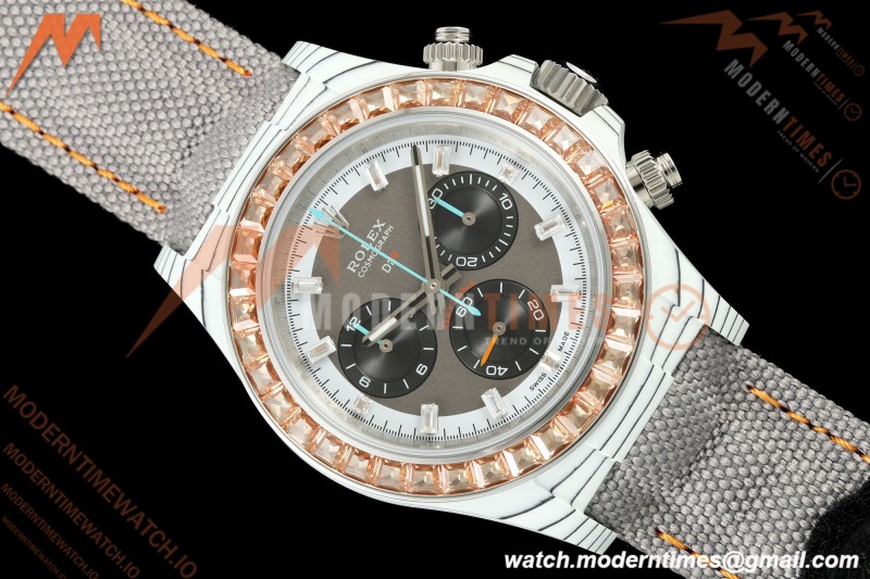 Rolex - Daytona 40mm DiW Dessert Eagle Rainbow White Carbon Fiber FC/DIA/NY Grey Dial DIWF DD4801