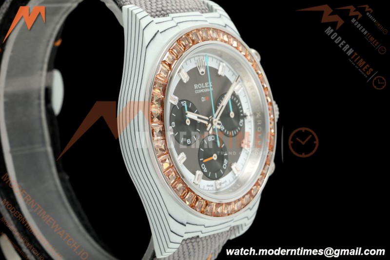 Rolex - Daytona 40mm DiW Dessert Eagle Rainbow White Carbon Fiber FC/DIA/NY Grey Dial DIWF DD4801