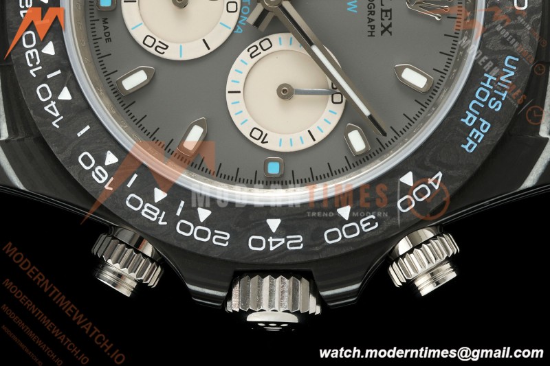 Rolex - Daytona 40mm DiW Ghost Racer Black Carbon Fiber FC/NY Grey Dial DIWF DD4801