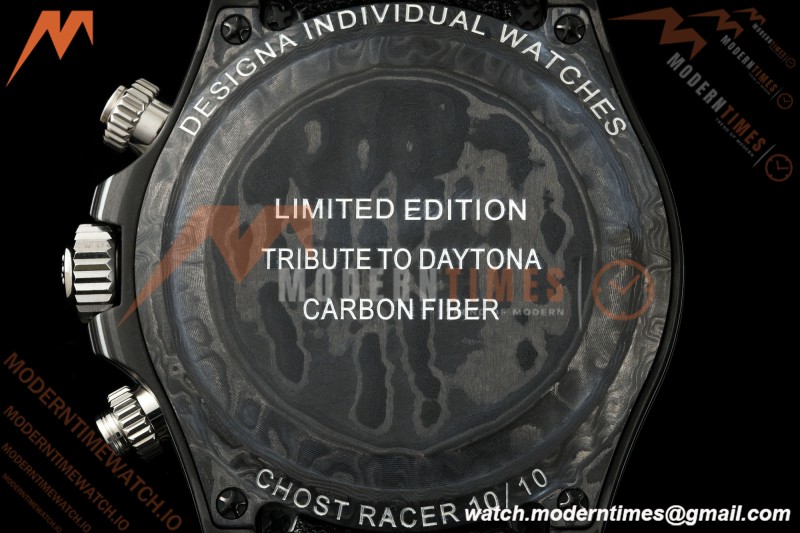 Rolex - Daytona 40mm DiW Ghost Racer Black Carbon Fiber FC/NY Grey Dial DIWF DD4801