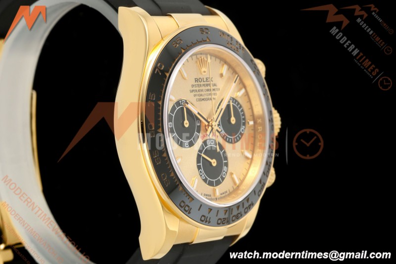 Rolex - Daytona 126518LN 40mm Gain Weight 904L Ceramic YG/RU Gold/Black TMF SH4131