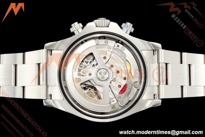 Rolex - Daytona 126500LN 40mm CER 904L SS/SS White Dial UFO UF4131 Free Sprung