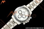 Rolex - Daytona 126500LN 40mm CER 904L SS/SS White Dial UFO UF4131 Free Sprung