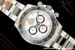 Rolex - Daytona 126500LN 40mm CER 904L SS/SS White Dial UFO UF4131 Free Sprung