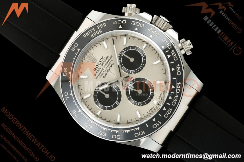 Rolex - Daytona 126519LN 40mm Gain Weight CER/WG/RU Gry/Blk/Stk ARF DD4131 | 롤렉스 - 데이토나 126519LN 40mm 게인 웨이트 CER/WG/RU 그레이/블랙/스틸 ARF DD4131