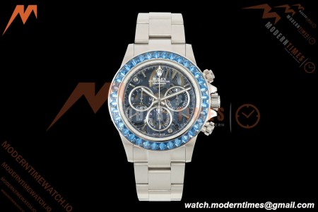 Rolex - Daytona 40mm Artisans De Genève Arolla Glacier SS/SS Blue Crystal Skeleton Dial Sonic DD4802