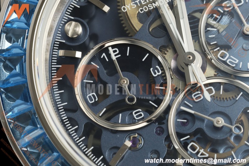 Rolex - Daytona 40mm Artisans De Genève Arolla Glacier SS/SS Blue Crystal Skeleton Dial Sonic DD4802