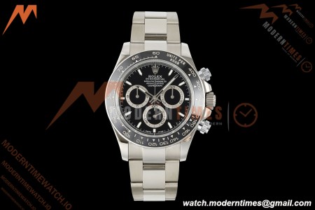 Rolex - Daytona 126500LN 40mm CER 904L SS/SS Black Dial UFO UF4131 Free Sprung | 롤렉스 - 데이토나 126500LN 40mm CER 904L SS/SS 블랙 다이얼 UFO UF4131 프리 스프링