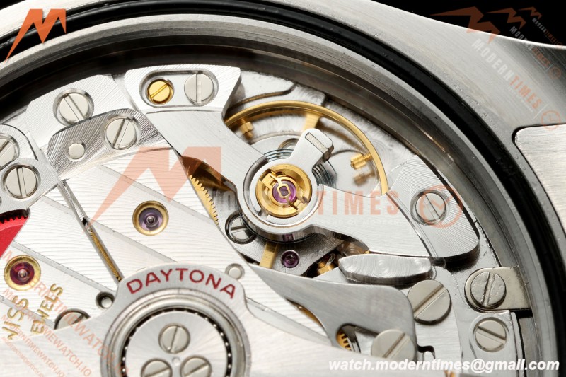 Rolex - Daytona 126500LN 40mm CER 904L SS/SS Black Dial UFO UF4131 Free Sprung