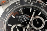 Rolex - Daytona 126500LN 40mm CER 904L SS/SS Black Dial UFO UF4131 Free Sprung