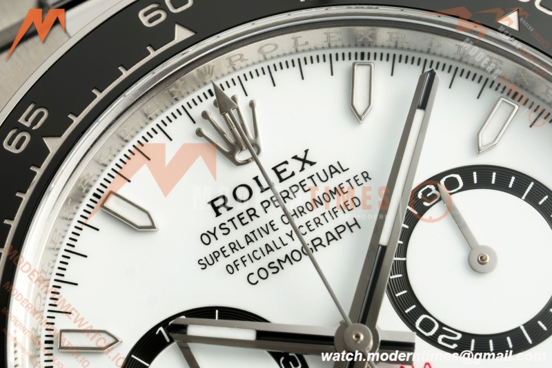 Rolex - Daytona 126500LN 40mm CER 904L SS/SS White Clean Plus DD4131