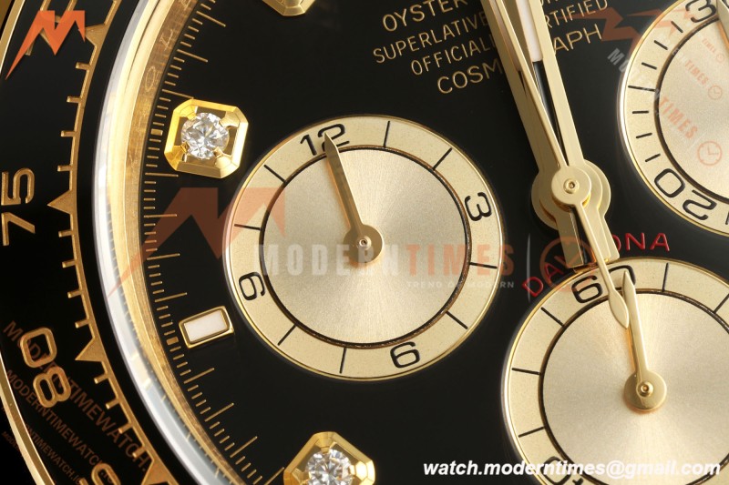 Rolex - Daytona 126518LN 40mm Gain Weight CER/YG/RU Blk/Gold/Dia ARF DD4131
