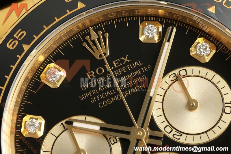 Rolex - Daytona 126518LN 40mm Gain Weight CER/YG/RU Blk/Gold/Dia ARF DD4131