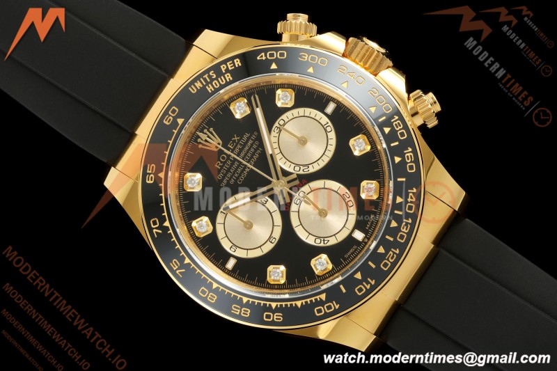 Rolex - Daytona 126518LN 40mm Gain Weight CER/YG/RU Blk/Gold/Dia ARF DD4131