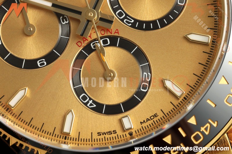 Rolex - Daytona 126518LN 40mm Gain Weight CER/YG/RU Gold/Gold/Stk ARF DD4131 | 롤렉스 - 데이토나 126518LN 40mm 게인 웨이트 CER/YG/RU 골드/골드/Stk ARF DD4131