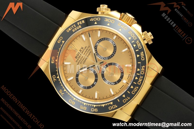 Rolex - Daytona 126518LN 40mm Gain Weight CER/YG/RU Gold/Gold/Stk ARF DD4131 | 롤렉스 - 데이토나 126518LN 40mm 게인 웨이트 CER/YG/RU 골드/골드/Stk ARF DD4131