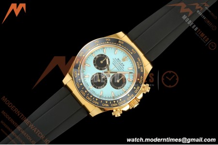Daytona 126518LN 40mm Gain Weight CER/YG/RU Blu/Blk/Stk Turquoise Dial ARF DD4131 | 데이토나 126518LN 40mm 게인 웨이트 CER/YG/RU 블루/블랙/스틸 터키석 다이얼 ARF DD4131