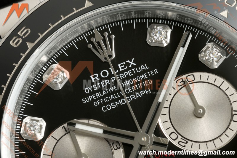 Rolex - Daytona 126519LN 40mm Gain Weight CER/WG/RU Blk/Silv/Dia ARF DD4131