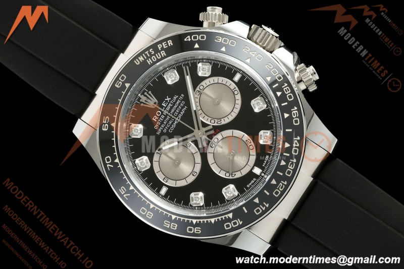 Rolex - Daytona 126519LN 40mm Gain Weight CER/WG/RU Blk/Silv/Dia ARF DD4131