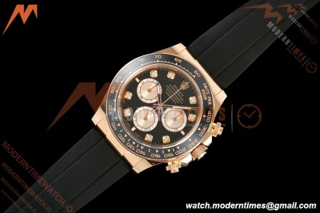 Rolex - Daytona 126515LN 40mm Gain Weight CER/RG/RU Blk/Gold/Dia ARF DD4131 | 롤렉스 - 데이토나 126515LN 40mm 게인 웨이트 CER/RG/RU 블랙/골드/직경 ARF DD4131