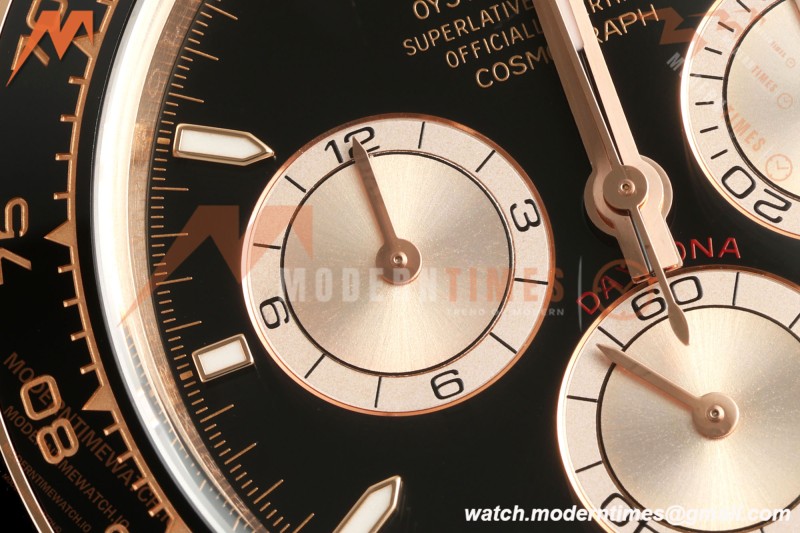 Rolex - Daytona 126515LN 40mm Gain Weight CER/RG/RU Blk/Gold/Stk ARF DD4131 | 롤렉스 - 데이토나 126515LN 40mm 게인 웨이트 CER/RG/RU 블랙/골드/스틸 ARF DD4131