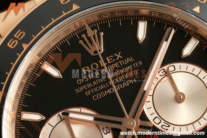 Rolex - Daytona 126515LN 40mm Gain Weight CER/RG/RU Blk/Gold/Stk ARF DD4131 | 롤렉스 - 데이토나 126515LN 40mm 게인 웨이트 CER/RG/RU 블랙/골드/스틸 ARF DD4131