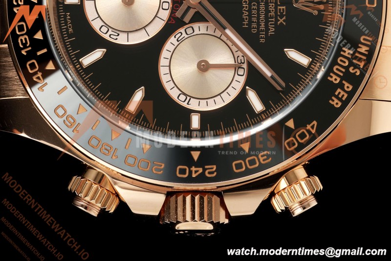 Rolex - Daytona 126515LN 40mm Gain Weight CER/RG/RU Blk/Gold/Stk ARF DD4131 | 롤렉스 - 데이토나 126515LN 40mm 게인 웨이트 CER/RG/RU 블랙/골드/스틸 ARF DD4131