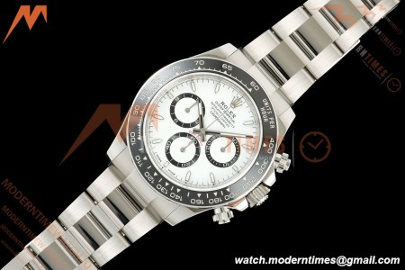 Rolex - Daytona 126500LN 40mm CER 904L SS/SS White ARF DD4131 | 롤렉스 - 데이토나 126500LN 40mm CER 904L SS/SS 화이트 ARF DD4131