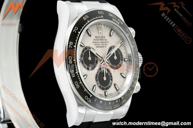 Rolex - Daytona 126519LN 40mm Gain Weight CER/WG/RU Grey/Blk/Stk Meteorite Dial UFO UF4131 Free Sprung