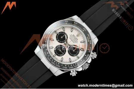 Rolex - Daytona 126519LN 40mm Gain Weight CER/WG/RU Grey/Blk/Stk Meteorite Dial UFO UF4131 Free Sprung