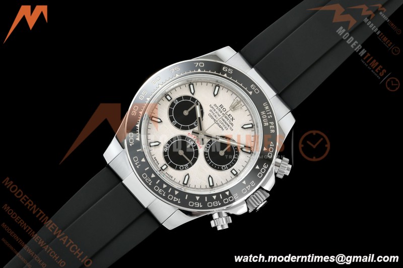 Rolex - Daytona 126519LN 40mm Gain Weight CER/WG/RU Grey/Blk/Stk Meteorite Dial UFO UF4131 Free Sprung