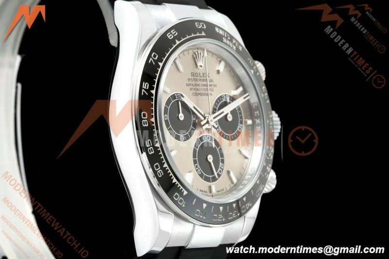 Rolex - Daytona 126519LN 40mm Gain Weight CER/WG/RU Grey/Blk/Stk Grey Dial UFO UF4131 Free Sprung