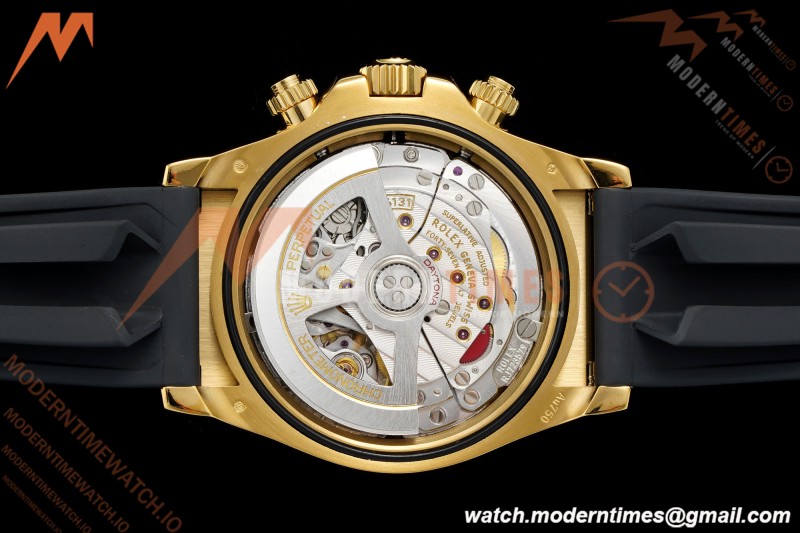 Rolex - Daytona 126518LN 40mm Gain Weight 904L Ceramic YG/RU Gold/Black UFO UF4131 Free Sprung