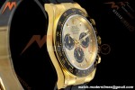 Rolex - Daytona 126518LN 40mm Gain Weight 904L Ceramic YG/RU Gold/Black UFO UF4131 Free Sprung