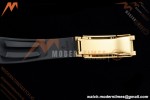 Rolex - Daytona 126518LN 40mm Gain Weight 904L Ceramic YG/RU Gold/Black UFO UF4131 Free Sprung
