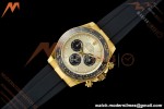 Rolex - Daytona 126518LN 40mm Gain Weight 904L Ceramic YG/RU Gold/Black UFO UF4131 Free Sprung