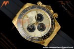 Rolex - Daytona 126518LN 40mm Gain Weight 904L Ceramic YG/RU Gold/Black UFO UF4131 Free Sprung