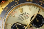 Rolex - Daytona 126518LN 40mm Gain Weight 904L Ceramic YG/RU Gold/Black UFO UF4131 Free Sprung