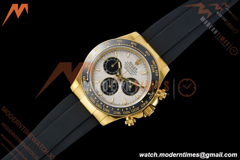 Rolex - Daytona 126518LN 40mm Gain Weight 904L CER/YG/RU GREY/BLK Meteorite Dial UFO UF4131 Free Sprung
