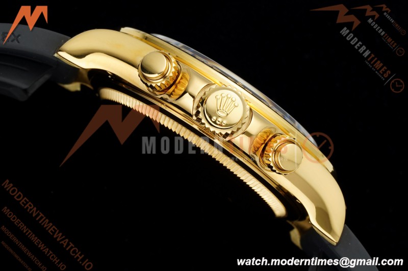 Rolex - Daytona 126518LN 40mm Gain Weight CER/YG/RU Blu/Blk Turquoise Dial UFO UF4131 Free Sprung